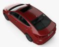 Hyundai Elantra 2020 Modello 3D vista dall'alto