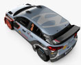 Hyundai i20 WRC 2017 3D-Modell Draufsicht