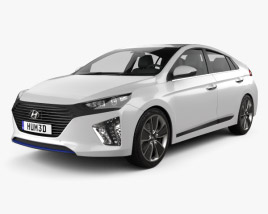 3D model of Hyundai Ioniq 2020