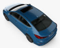 Hyundai Elantra (CN) 2020 Modello 3D vista dall'alto