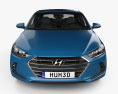Hyundai Elantra (CN) 2020 3D模型 正面图
