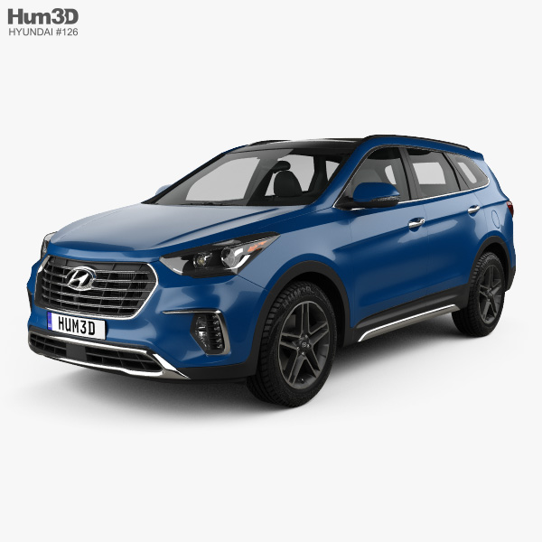Hyundai Santa Fe (DM) 2020 3D model