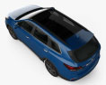 Hyundai Santa Fe (DM) 2020 3D模型 顶视图