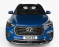Hyundai Santa Fe (DM) 2020 3D模型 正面图