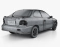 Hyundai Excel Sprint 1998 3D 모델 