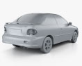Hyundai Excel Sprint 1998 3D 모델 