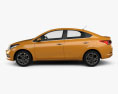 Hyundai Verna (Accent) 2020 3d model side view
