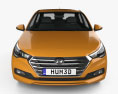 Hyundai Verna (Accent) 2020 3d model front view