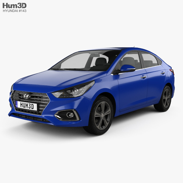 Hyundai Solaris (HCR) 2020 3D 모델 