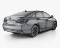 Hyundai Sonata (YF) гібрид 2014 3D модель