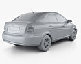 Hyundai Accent (MC) 轿车 2011 3D模型