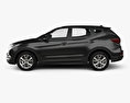 Hyundai Santa Fe (DM) KR-spec 2018 Modello 3D vista laterale