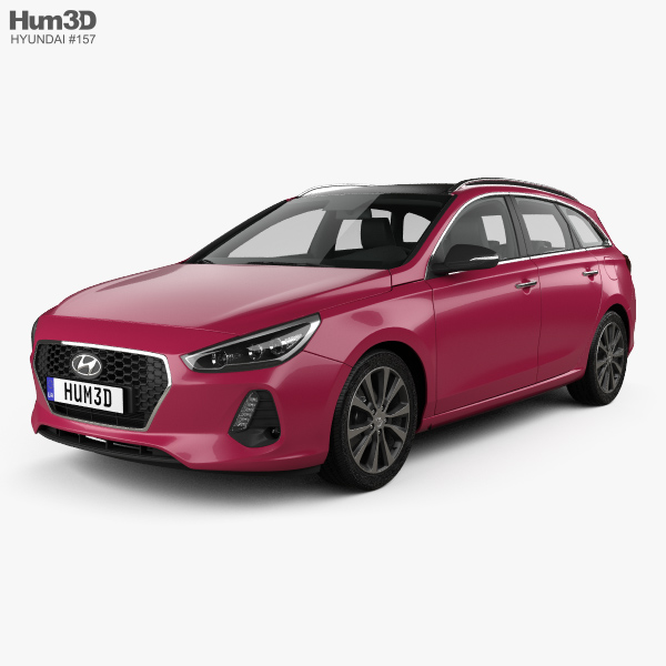Hyundai i30 wagon 2020 3D model