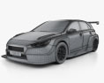 Hyundai i30 N TCR ハッチバック 2020 3Dモデル wire render