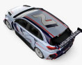 Hyundai i30 N TCR Хетчбек 2020 3D модель top view