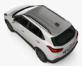 Hyundai Creta 2019 3d model top view