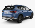 Hyundai Santa Fe (TM) 2021 Modelo 3D vista trasera