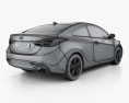 Hyundai Avante 쿠페 2017 3D 모델 