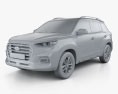 Hyundai ix35 CN-spec 2021 Modelo 3D clay render