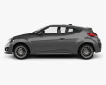 Hyundai Veloster Turbo 2018 3D 모델  side view