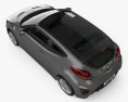 Hyundai Veloster Turbo 2018 3D模型 顶视图