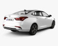 Hyundai Mistra 2020 3D模型 后视图