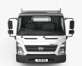 Hyundai Mighty EX8 フラットベッドトラック 2022 3Dモデル front view