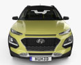 Hyundai Kona with HQ interior 2021 3d model front view
