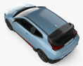 Hyundai Veloster N з детальним інтер'єром 2022 3D модель top view