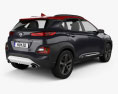 Hyundai Encino 2021 3d model back view
