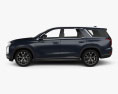 Hyundai Palisade 2021 3D-Modell Seitenansicht