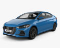 Hyundai Avante Sport mit Innenraum 2020 3D-Modell
