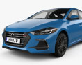 Hyundai Avante Sport con interni 2020 Modello 3D