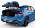 Hyundai Avante Sport с детальным интерьером 2020 3D модель