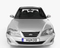 Hyundai Elantra (XD) CN-spec з детальним інтер'єром 2013 3D модель front view