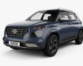 Hyundai Venue 2021 3d model