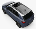 Hyundai Venue 2021 3d model top view