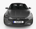 Hyundai Elantra Limited 2022 Modello 3D vista frontale