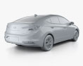Hyundai Elantra Limited 2022 3D 모델 