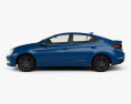 Hyundai Elantra Sport Premium 2022 Modello 3D vista laterale