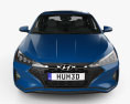 Hyundai Elantra Sport Premium 2022 Modello 3D vista frontale