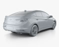 Hyundai Elantra Sport Premium 2022 3D模型