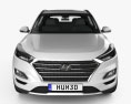 Hyundai Tucson 2020 3D模型 正面图