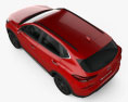 Hyundai Tucson N-line 2021 Modello 3D vista dall'alto