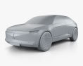 Hyundai 45 EV 2019 3D 모델  clay render