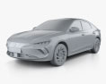 Hyundai Lafesta EV 2021 3d model clay render