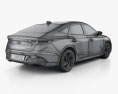 Hyundai Lafesta с детальным интерьером 2021 3D модель