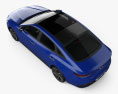 Hyundai Lafesta HQインテリアと 2021 3Dモデル top view