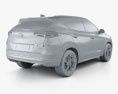 Hyundai Tucson con interior 2021 Modelo 3D