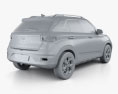 Hyundai Venue с детальным интерьером 2021 3D модель